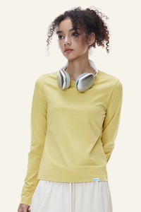 Women's Slim Fit Crew Neck Long Sleeves T-shirt