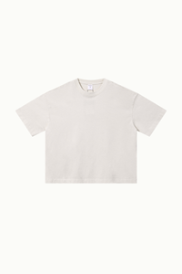 Women's Summer 280g Cotton Washed Oversized Boxy Tee