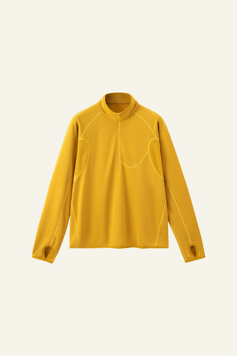 Women's  Lightweught Half-zipper Stand-collar Pullover