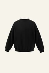 Men's Drop Shoulder Fleece Lined Solid Sweatshirt.