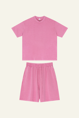 Men's Cotton Streetwear Set:T-Shirt & Short