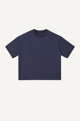 Men's 280g Cropped Oversized Crewneck Terry Cuff Vintage Tee
