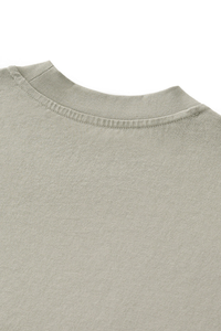 Women's Retro Cotton Drop-Shoulder Solid T-shirt