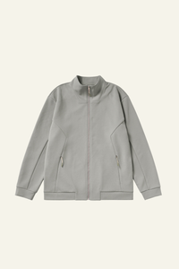 Men's Streetwear Stand Collar Full-Zipper Jacket