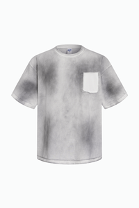Men's Cotton Streetwear Washed Distressed T-shirt