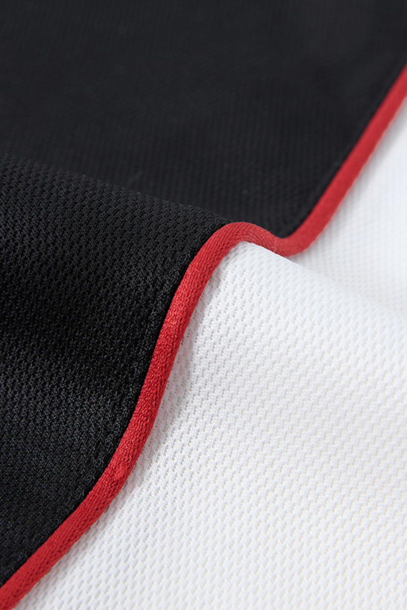 Men's Summer 7A V-Neck Colorblock QuickDry Oversized Tee