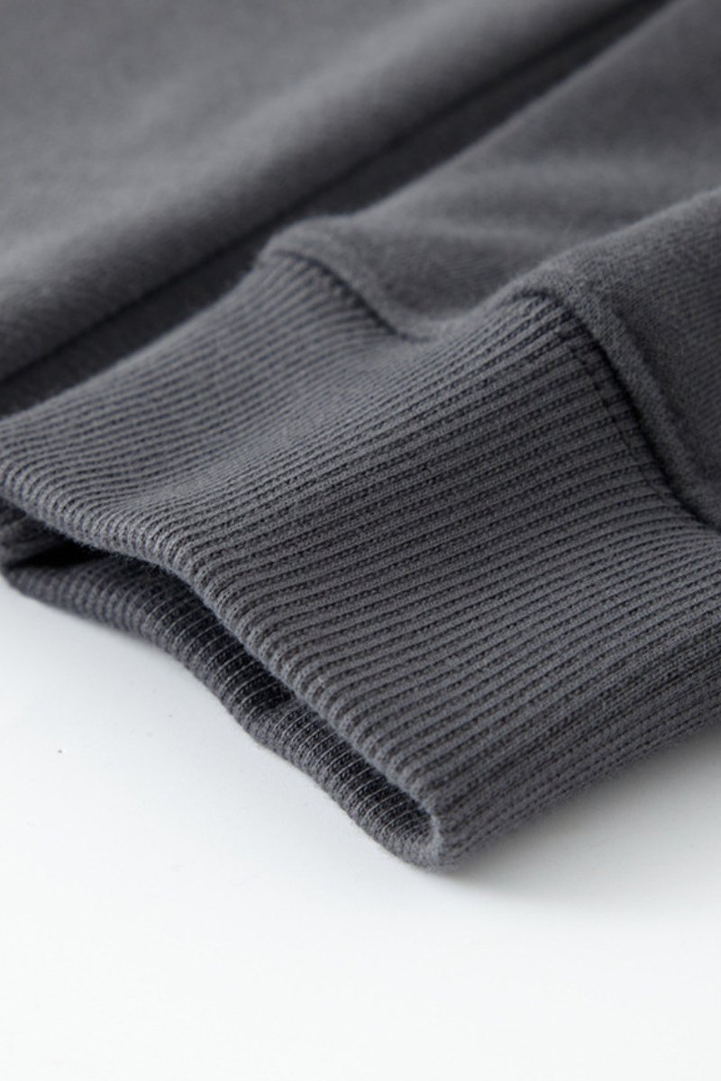 Women's Streetwear Polo Collar  Sweatshirt