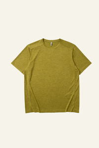 Unisex Round Neck Drape Sleeve Loose Fit T-shirt