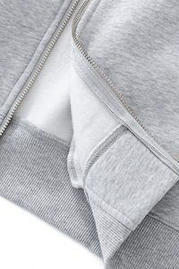 Women's  Streetwear Stand Collar Fleece-Lined Zipper Jacket