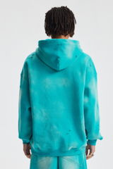 Men's Streetwear Washed 360G Heavyweight Cut Hoodie