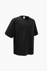 Men's Cotton Vintage Washed Distressed T-shirt