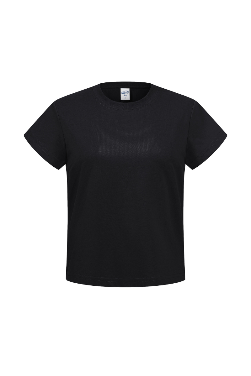 Women's Cotton Athletic Solid Minimalist T-shirt