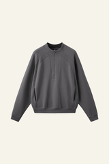 Men's Streetwear Stand Collar Half Zipper Pullover