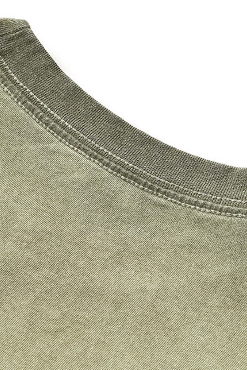 Men's Cotton Washed Vintage T-shirt