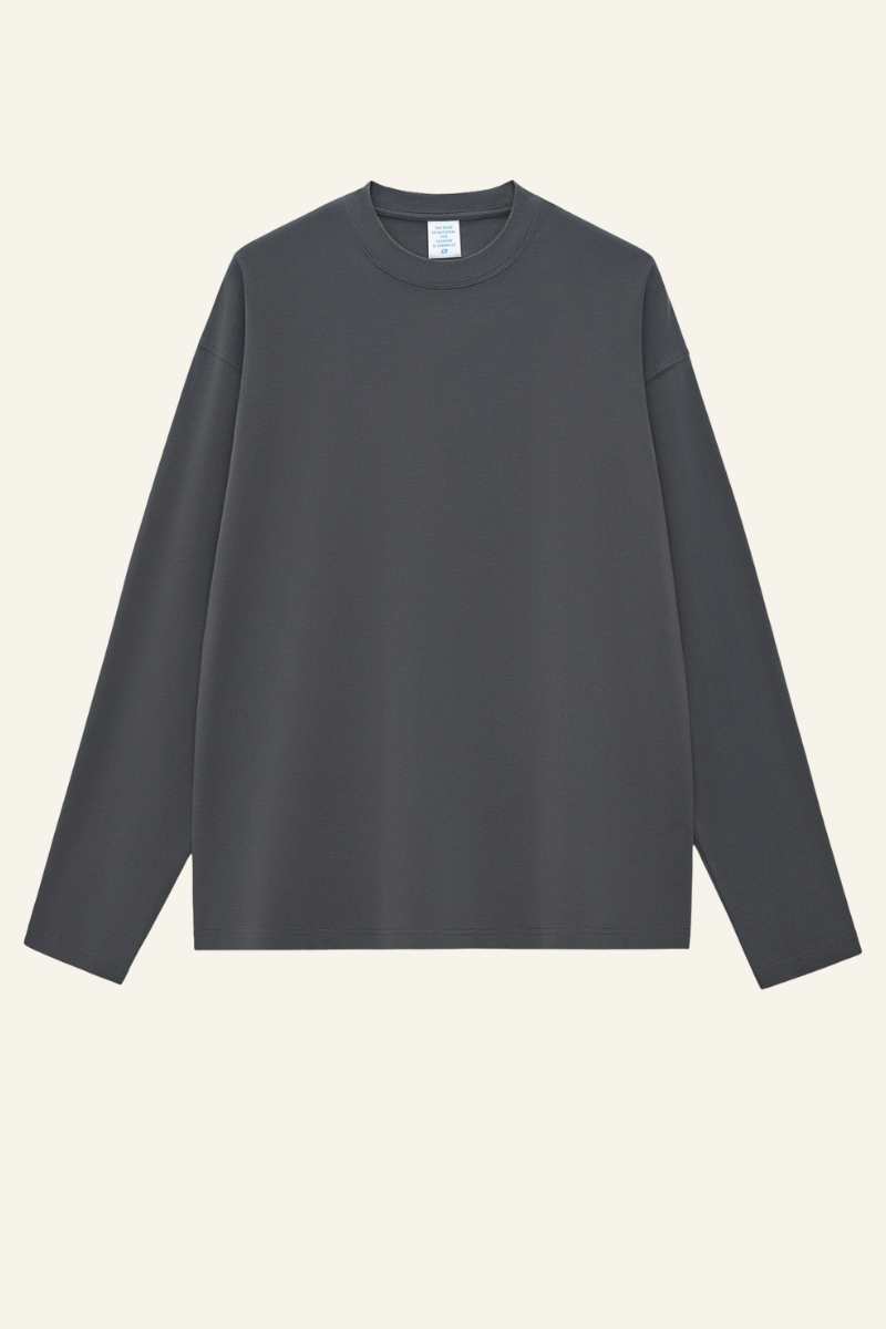 Women's Cotton Relaxed Long-Sleeved T-shirt
