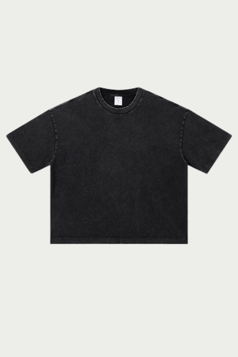 Women's 280g Spring Solid Cotton Boxy Oversized Tee