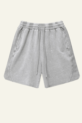 Men's Cotton Streetwear Washed Relaxed Short