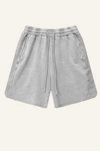 Men's Cotton Streetwear Washed Relaxed Short