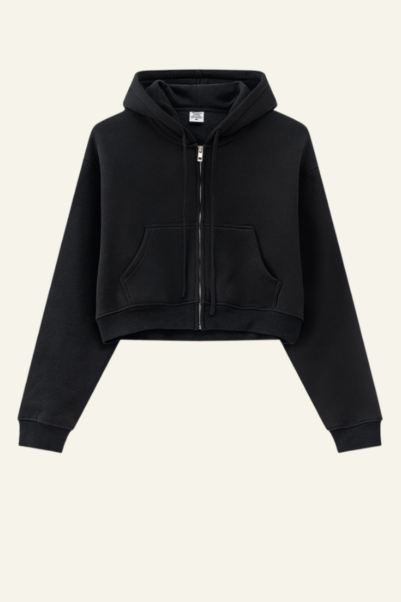 Women's Full Zipper Hooded Jacket
