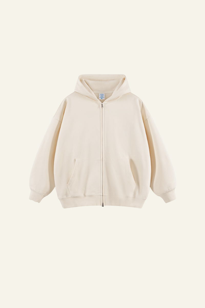 Men's Streetwear Full Zipper Hooded Jacket