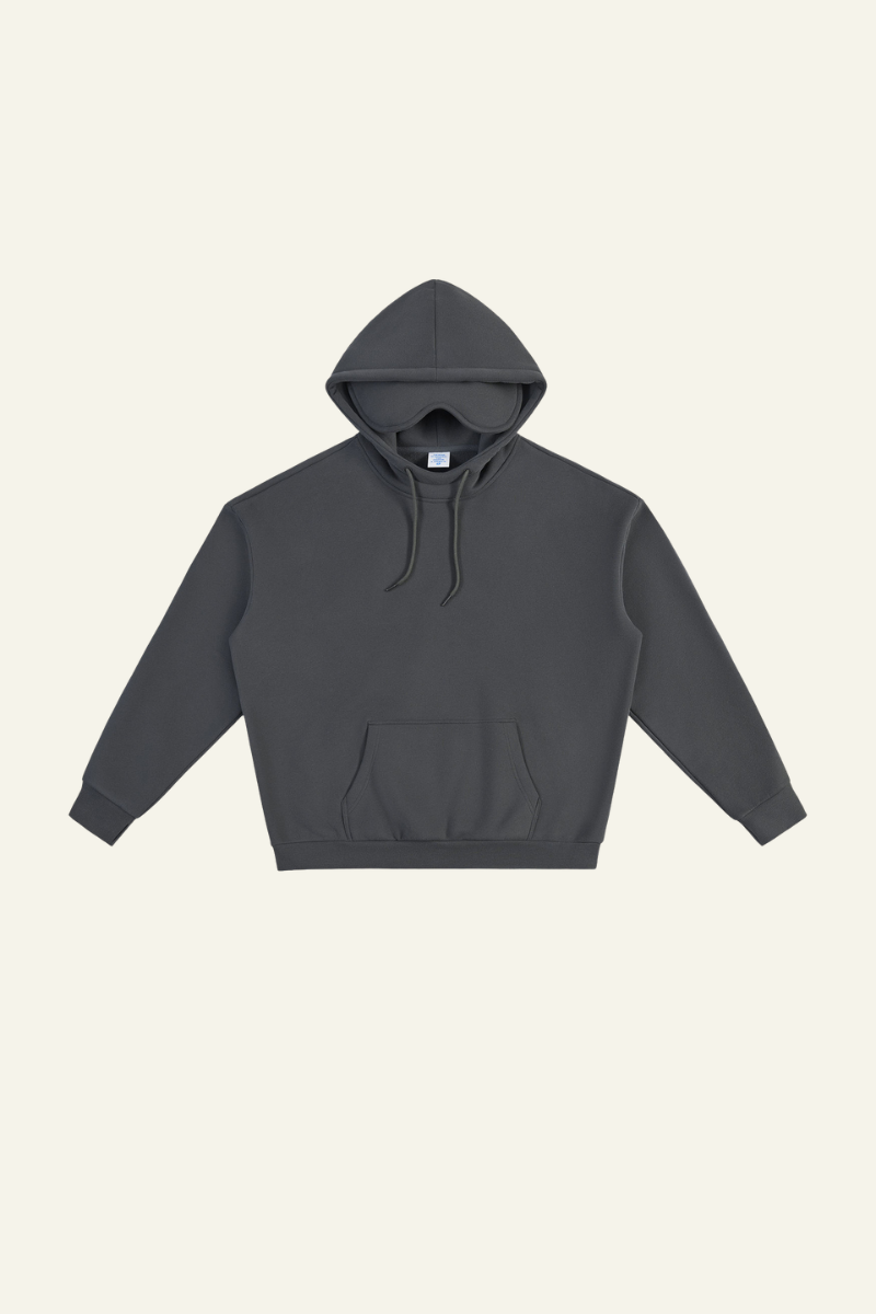 Women's  Eye Mask Version With Fleece-Lined Hoodie.