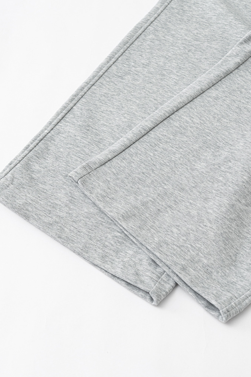 Men's Streetwear Double-Waistband Straight Leg pants.