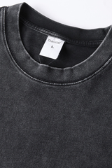 Women's Summer 280g Cotton Washed Oversized Boxy Tee