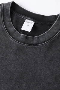 Women's Summer 280g Cotton Washed Oversized Boxy Tee