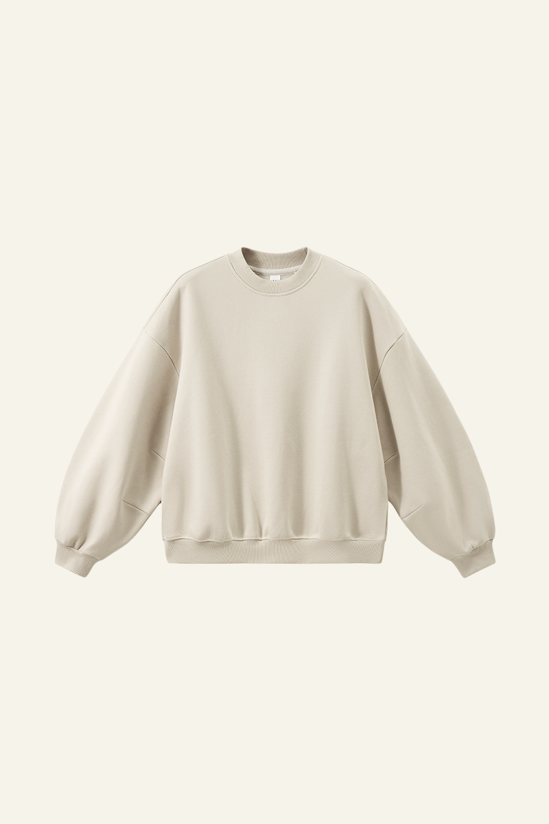 Women's Crewneck Curved Sleeve Pullover