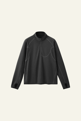Men's Lightweught Half-zipper Stand-collar Pullover
