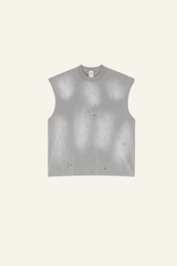 Men's Vintage Gradient Cotton Sleeveless T-shirt