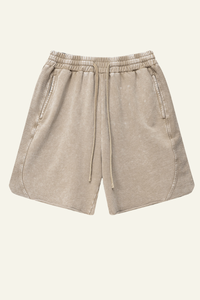 Men's Cotton Streetwear Washed Relaxed Short
