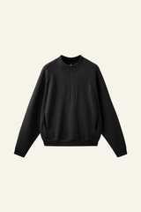 Men's Streetwear Stand Collar Half Zipper Pullover