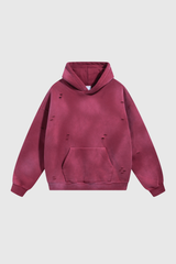 Women's Streetwear Washed 360G Heavyweight Cut Hoodie