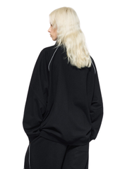 Women's Fall 365g Reflective Stripe Loose Zip Jacket