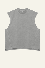 Women's Cotton 270 Heavyweight Washed Side Slit Tank Top