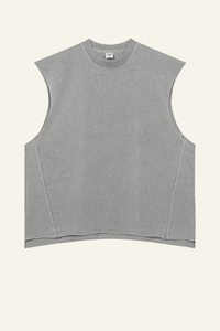 Women's Cotton 270 Heavyweight Washed Side Slit Tank Top