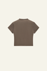 Women's Streetwear  High-neck Slim  Dopamine  T-shirt