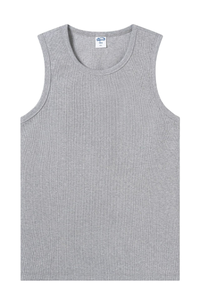 Women's Summer 430g Heavy Ribbed Solid Sleeveless Tank
