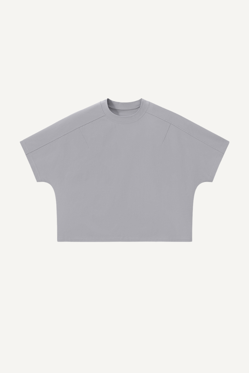 Women's 180g Polyester Cropped Oversized Cooling Tee
