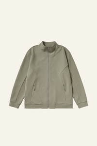 Men's Streetwear Stand Collar Full-Zipper Jacket