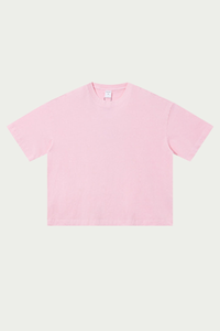Men's 280g Spring Solid Cotton Boxy Oversized Tee