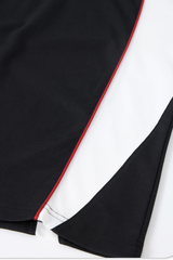 Men's Summer 7A V-Neck Colorblock QuickDry Oversized Tee