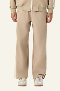 Unisex  Side Stripe Loose-Fitting Wide-leg Pants