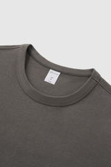 Men's 250g Cotton Double Layer Set-in Basic Tee
