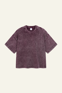 Men's Cotton Streetwear Washed Distressed T-shirt