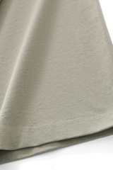Men's Retro Cotton Drop-Shoulder Solid T-shirt