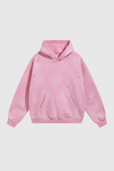 Men's Streetwear Washed 360G Heavyweight Cut Hoodie