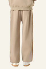 Unisex  Side Stripe Loose-Fitting Wide-leg Pants
