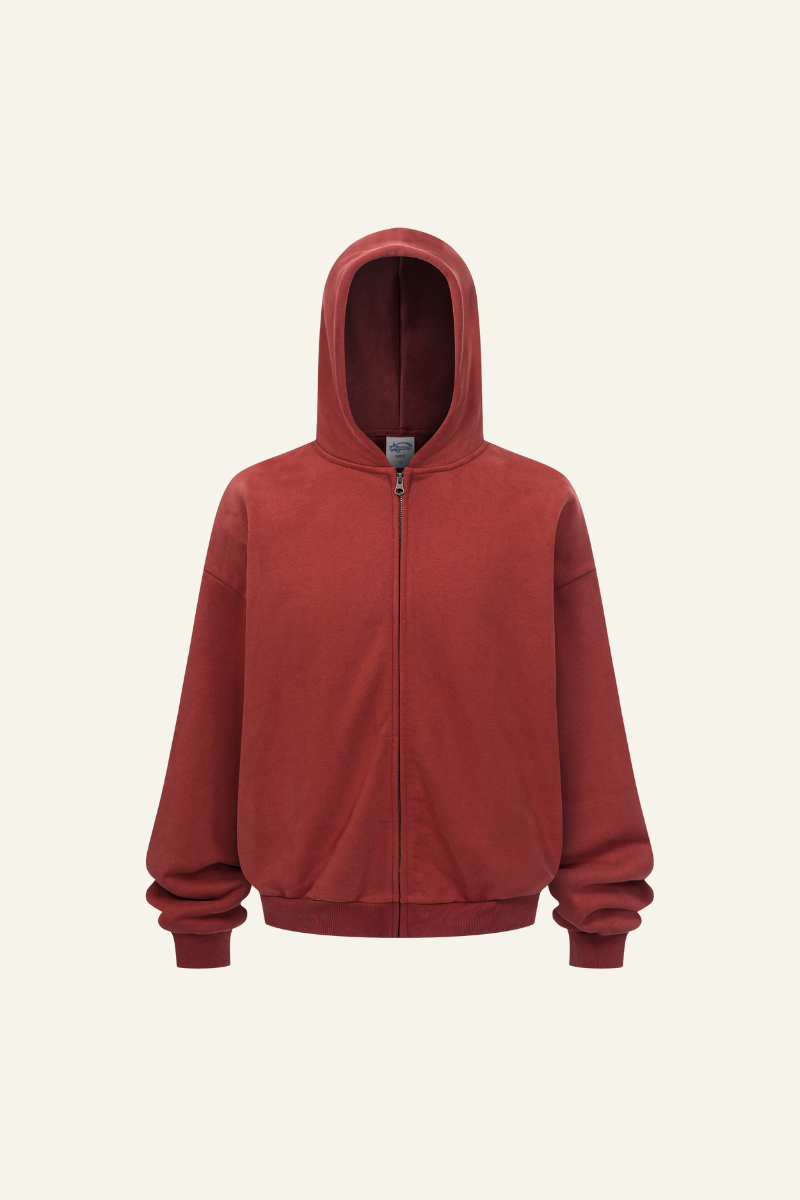 Men's Streetwear Full Zipper Hooded Jacket
